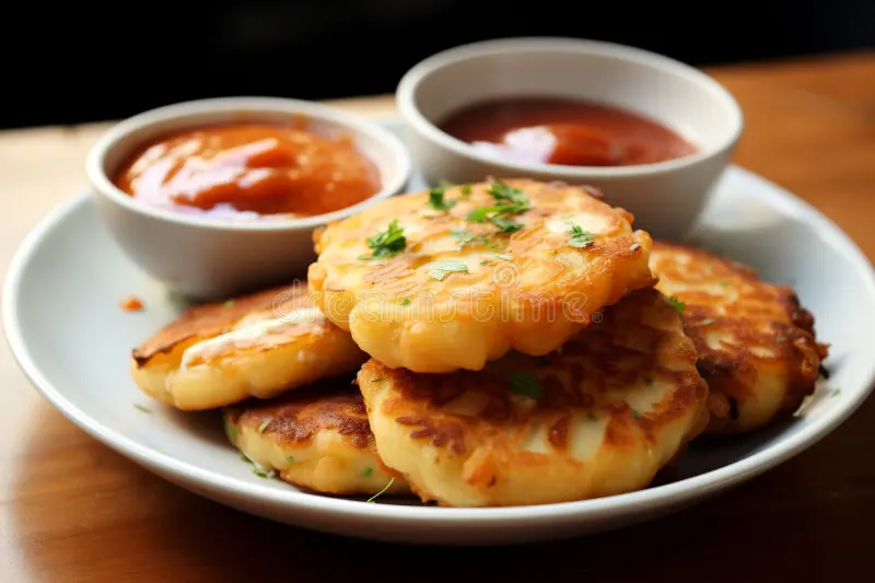 Llapingachos – Cheese-stuffed potato patties
