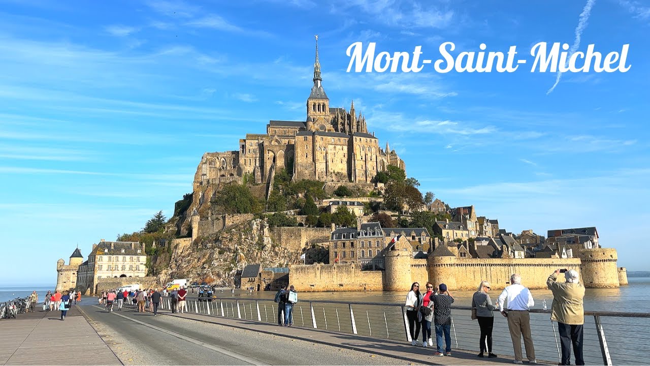 Mont Saint-Michel, stunning island commune in Normandy, France